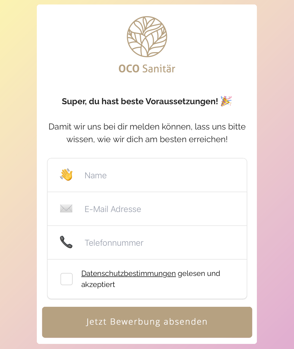 Social Media Recruiting Funnel Kirchhorst